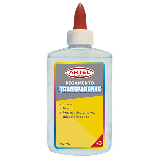 Pegamento Transparente Escolar 147ml. Artel