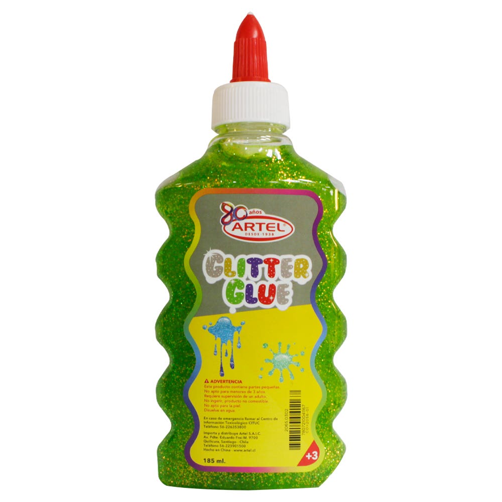 Cola Fría Glitter Glue Classic 185grs. Artel