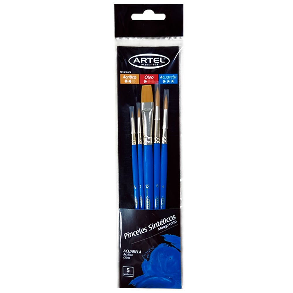 Set Pinceles Acuarela Artel