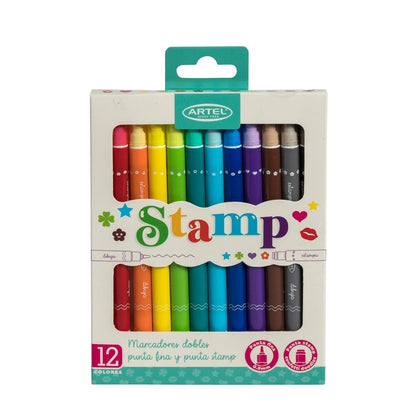 Set 12 rotuladores Confetti Doble Punta