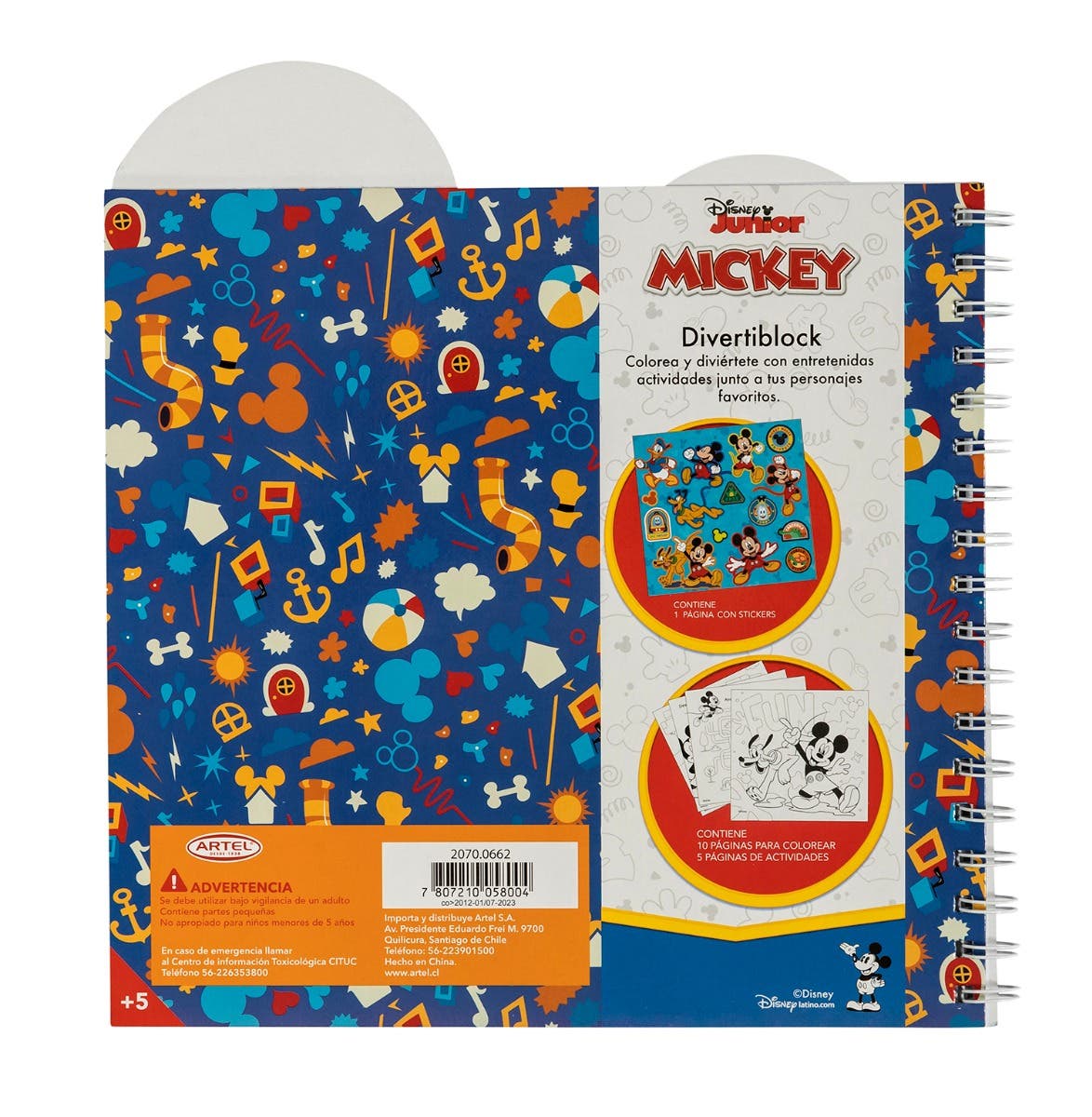 Divertiblock Artel Mickey Jr. Disney