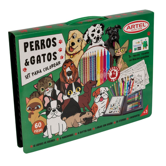 Set para Colorear Mascotas Artel