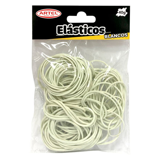 Elasticos Blancos ,40g