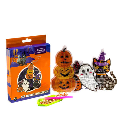 Set Cristal painting Halloween 3 unidades