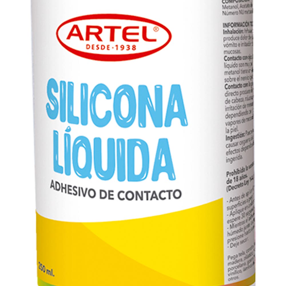 Silicona Líquida 250ml. Artel