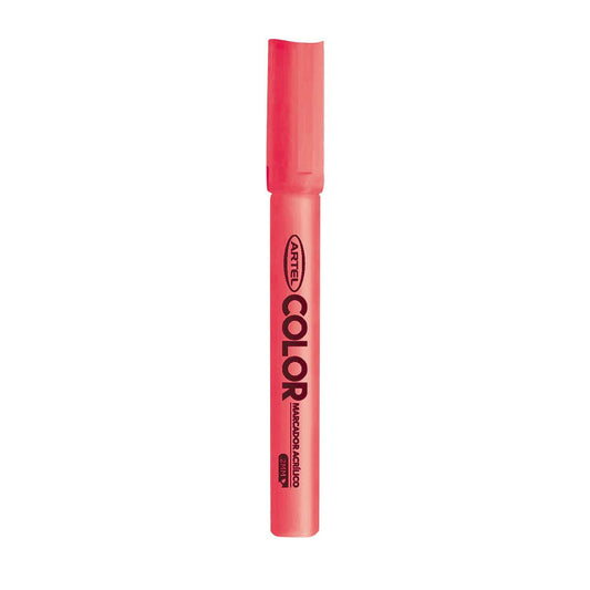 Marcador Acrilico Artel 1mm Fluor Rosa