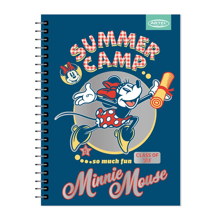 CUADERNO ESPECIAL ARTEL 150 HOJAS DISEÑO MINNIE DISNEY 2024 – Artel