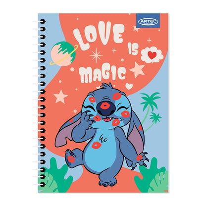 CUADERNO ESPECIAL ARTEL 150 HOJAS DISEÑO LILO&STITCH 2024