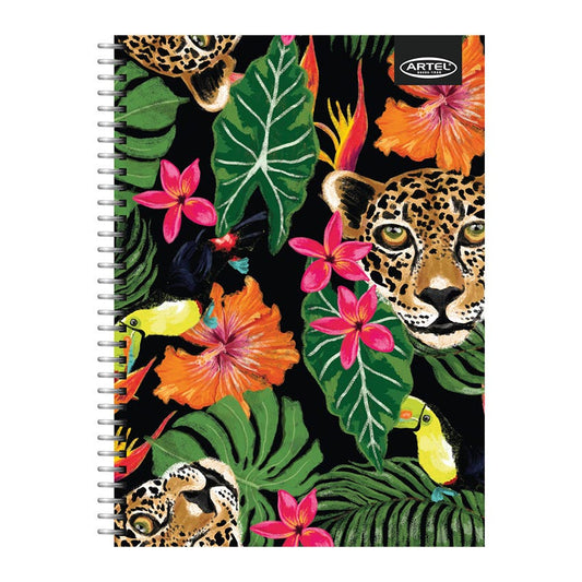 CUADERNO ESPECIAL ARTEL 150 HOJAS DISEÑO JUNGLE 2024