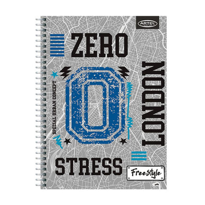 CUADERNO ESPECIAL ARTEL 150 HOJAS 7MM DISEÑO FREESTYLE