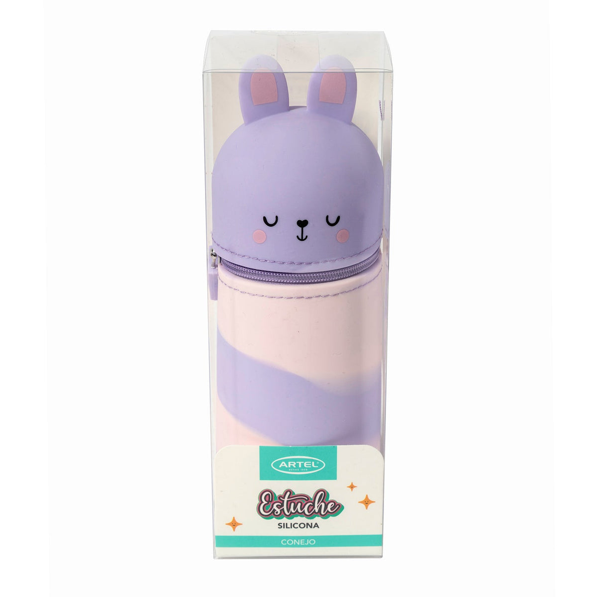 Estuche Artel Tubo Silicona Conejo