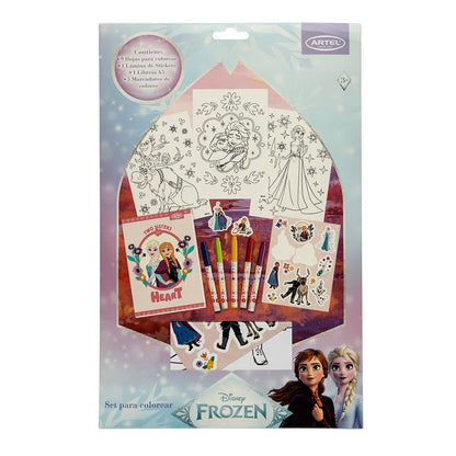 Set Colorear Artel Frozen