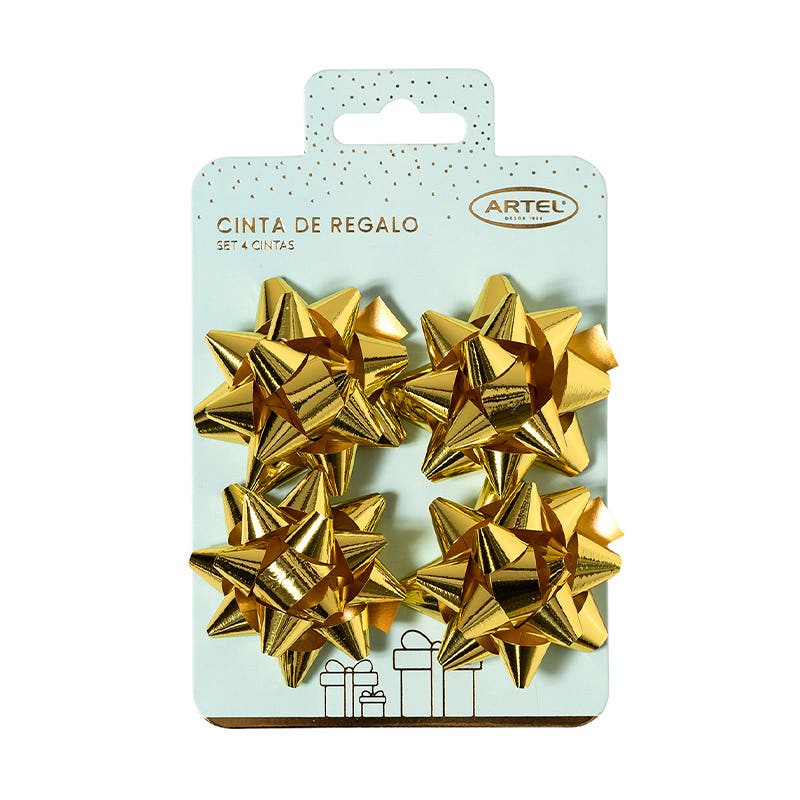 Set 4 Cintas Moños de Regalo Artel