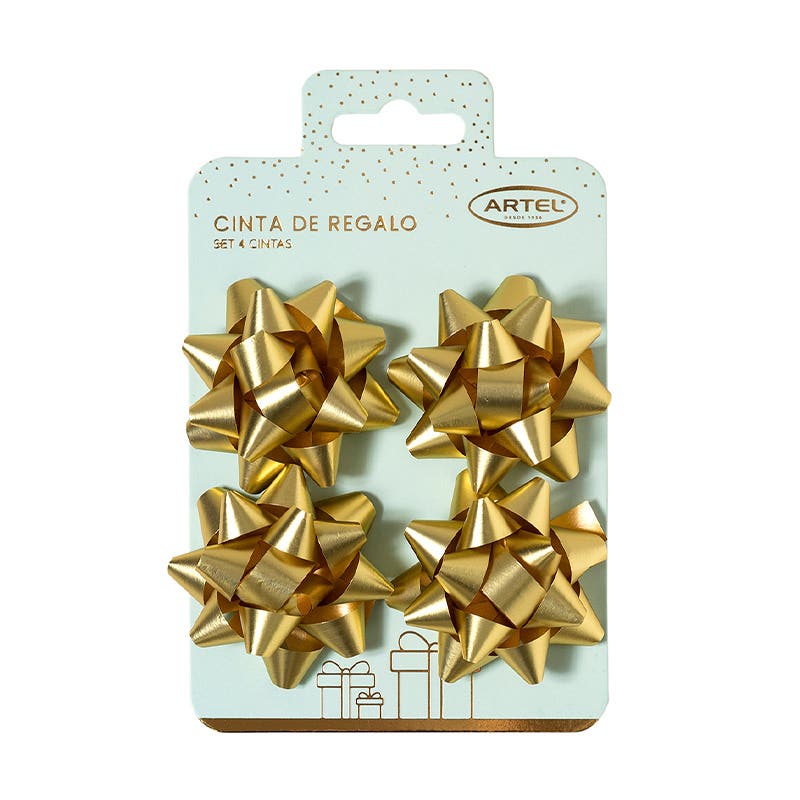 Set 4 Cintas Moños de Regalo Artel