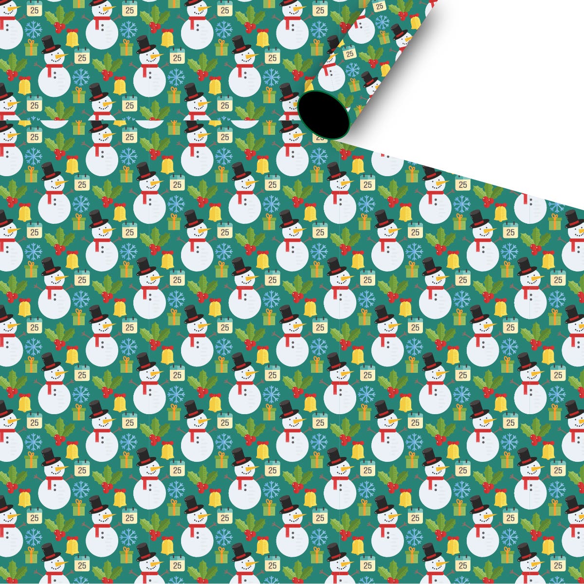 Set 2 Papeles Regalo Navidad 100x70cm (Diseño Aleatorio)