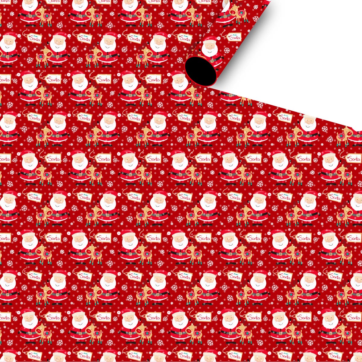 Set 2 Papeles Regalo Navidad 100x70cm (Diseño Aleatorio)