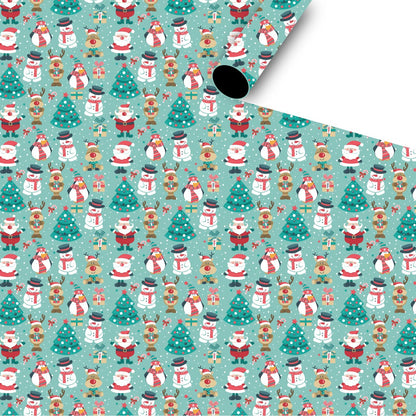 Set 2 Papeles Regalo Navidad 100x70cm (Diseño Aleatorio)