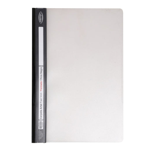 Carpeta Artel Fast Vinil Oficio Negro