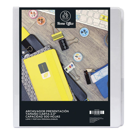 Archivador Presentacion Carta Grosor 2 Artel