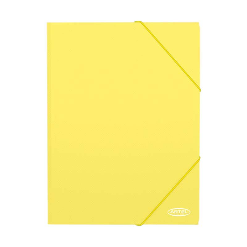 Carpeta con Elástico Artel Pastel Plastic A4 Colores Variados