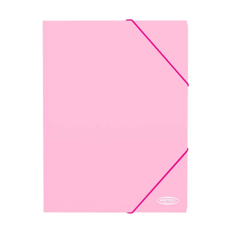 Carpeta con Elástico Artel Pastel Plastic A4 Colores Variados