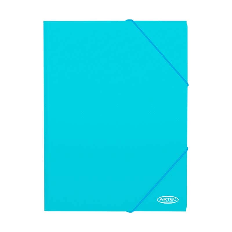 Carpeta con Elástico Artel Pastel Plastic A4 Colores Variados