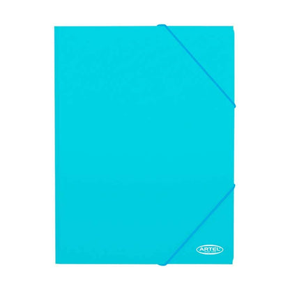 Carpeta con Elástico Artel Pastel Plastic A4 Colores Variados