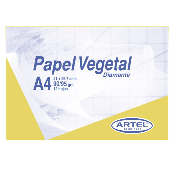 Sobre Papel Vegetal Artel A4 90-95 G