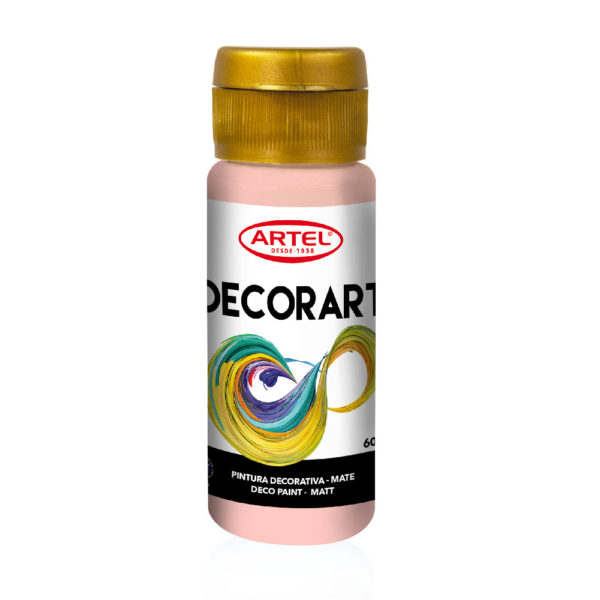 Frasco 60Ml Decorart Pastel Rosado 105