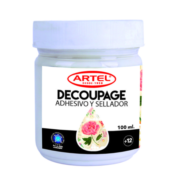 Adhesivo Y Sellador Decoupage Frasco 100Ml