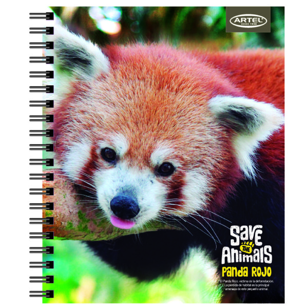 Cuaderno Universitario 100 Hojas 7Mm Save The Animals 1