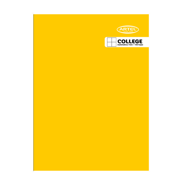 Cuaderno College 100 Hojas 7 Mm - Rojo, Amarillo, Verde