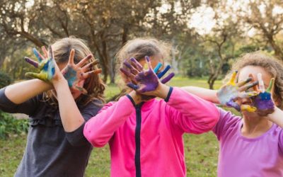 Técnicas de pintura con esponja para niños