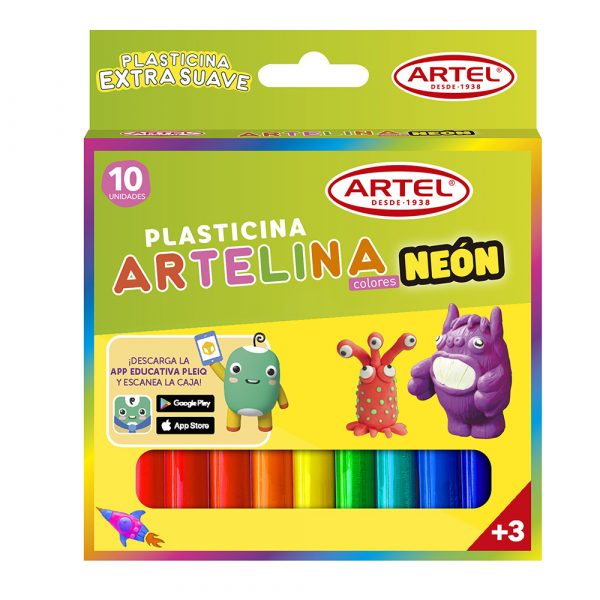 Artelina neón 10 colores Pleiq
